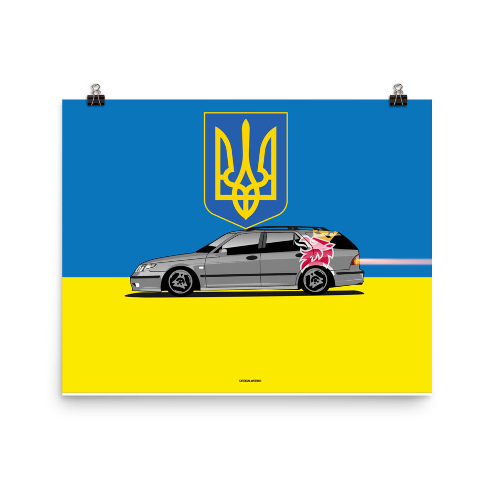 SAAB 9-5 Wagon SLAVA UKRAINI